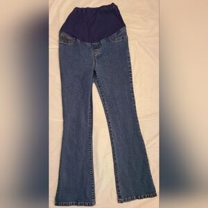 SHEIN Dark Wash Full Panel Maternity Jeans- Size Small (4)  EUC